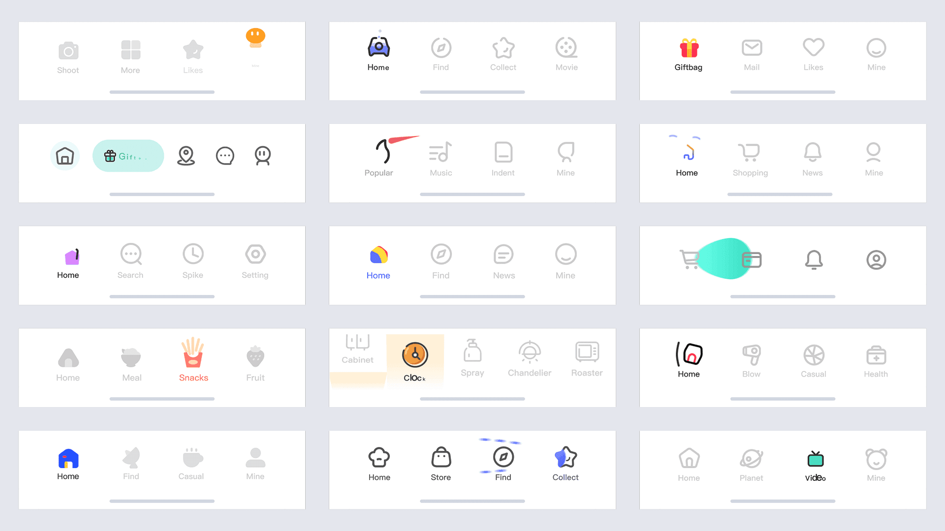Tabbar Icon - 20 组动效设计